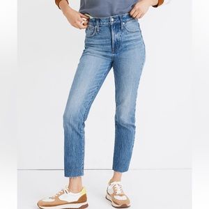 Madewell The Perfect Vintage Jean in Enmore Wash: Raw-Hem Edition